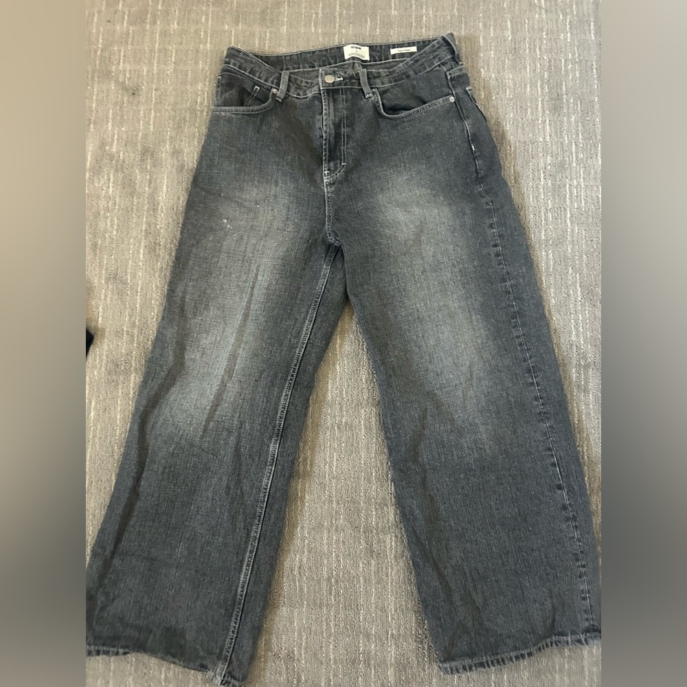 Cotton On Men's Dark Gray Relaxed Jeans
